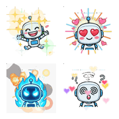 激烈動態！可愛AI機器人