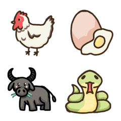 Thai Alphabet Cute Doodle