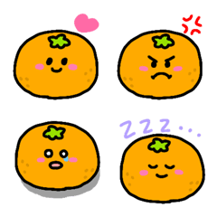 Cheerful Mandarin Emoji