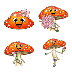 Fushigi Kinoko Spring Feeling Emoji