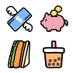 日常實用貼紙表情貼(賺錢生活)