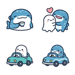 ★小鬼鬼與豆鯊鯊2★ 表情貼