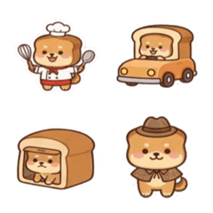 ★麵包柴犬2★ 表情貼