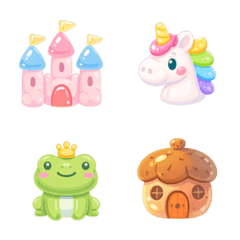 Squishy Fairytale Fantasy Emoji Set