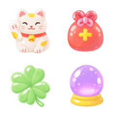 Squishy Lucky Charms Emoji Set