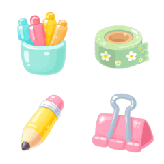 Squishy Stationery Emoji Set