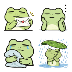 無奈的呱表情貼