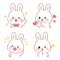 可愛兔子表情貼 PARTA01