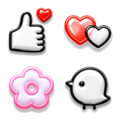 Simple puffy emoji