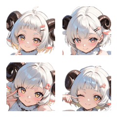 Healing Sheep Emojis