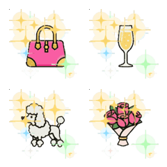 豪華！可愛名媛女子高級貼圖