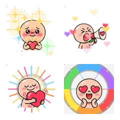 熱情告白！燃燒的愛動態表情貼