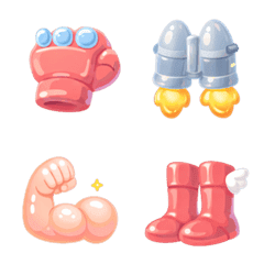 Cute & Squishy Superhero Emoji Set