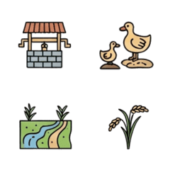 Country Farmer Symbols