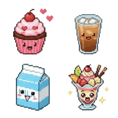 かわいいカフェフレンズ4 ドット絵風