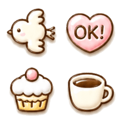 かわいい　パステル　絵文字