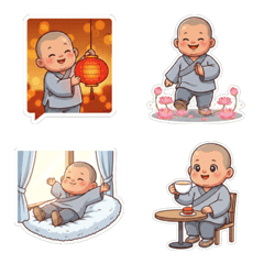 有福沙彌 表情貼 3