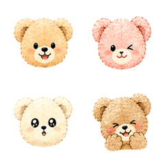 Cute Fluffy Teddy Bear Emoji  Daily Chat