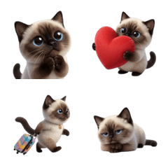 Mischievous Siamese Cat (ANMZ)