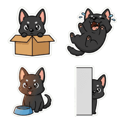 小黑 歐告 表情貼