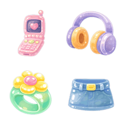 Squishy Y2K Fashion Emoji Set