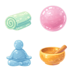 Squishy Yoga & Meditation Emoji Set