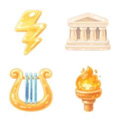 Squishy Greek Gods Emoji Set