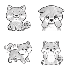 我的可愛柴柴：手繪表情貼