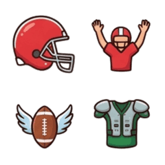 日常可用！美式足球表情貼圖