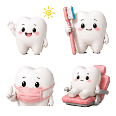 Happy Tooth: Dental Emoji