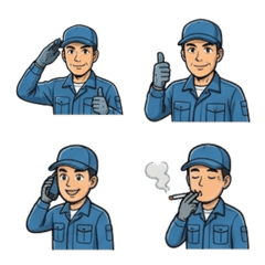 Truck driver-exclusive emojis