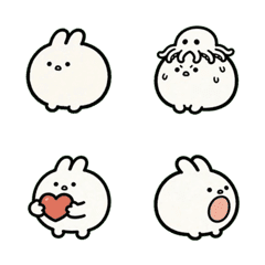 表情浮誇的麻糬兔兔（超現實冷笑話）