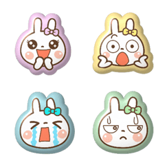 ❤️うごく！ぷっくり絵文字♡うさぴょん
