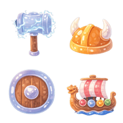 Squishy Norse Mythology Emoji Set