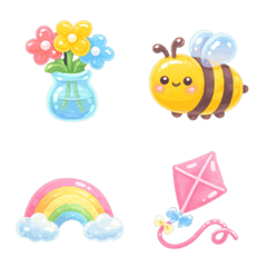 Squishy Spring Emoji Set