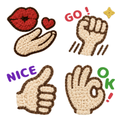 hand sign motif
