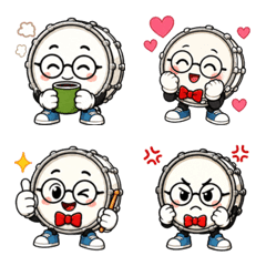 Cute Drum Emoji