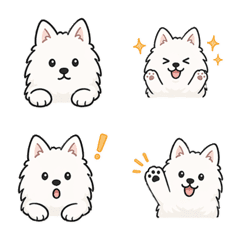 Fluffy Mood Dog Emoji