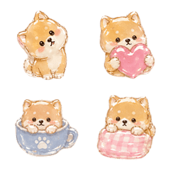 Cute dog emojis.