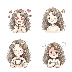 Kururi-chan Daily Emoji