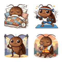 ★可愛小蟑蟑★ 表情貼