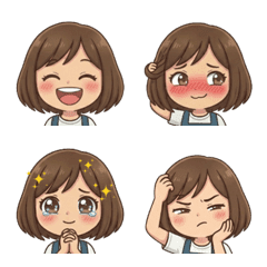 Cono-chan's ever-changing emojis vol.1