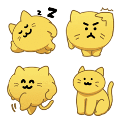 Emoji of yellow cat