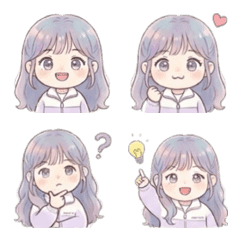 Fluffy Girl Emojis