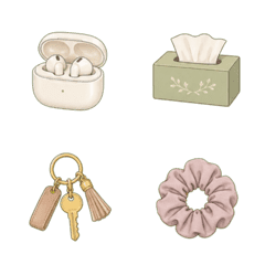 Muted Daily Items Emoji