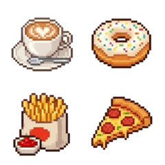 Pixel Emoji Food and Drink