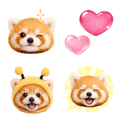 Moves! Red panda baby emoji