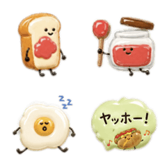 Puffy Bread & Speech Bubble Emojis1