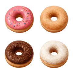 Realistic donut-Emoji
