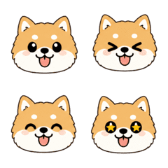Various Shiba Inu emojis